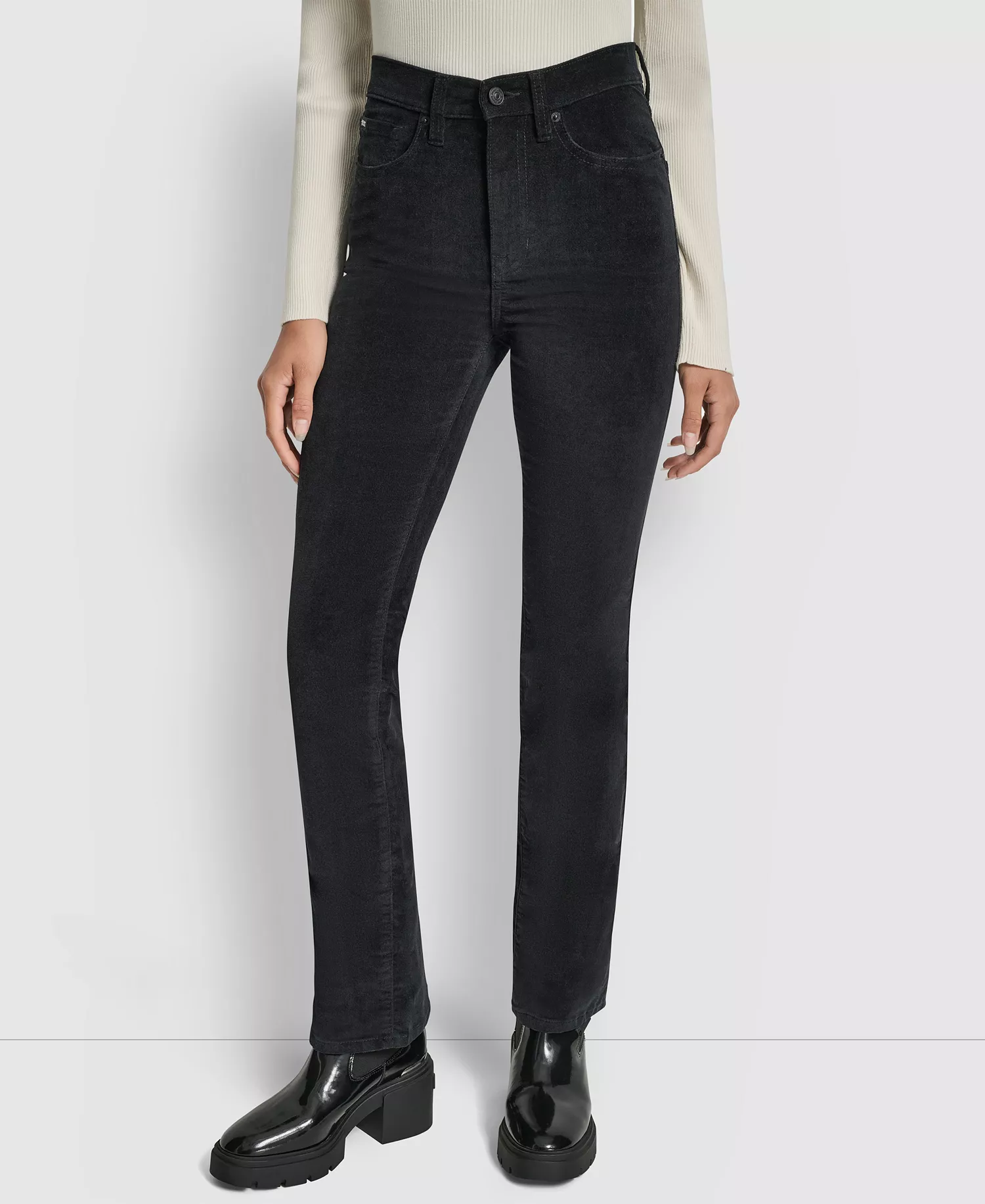 mni-5bb166e65c86589403131123fafb2b95 Petite High Rise Corduroy Bootcut Pants
