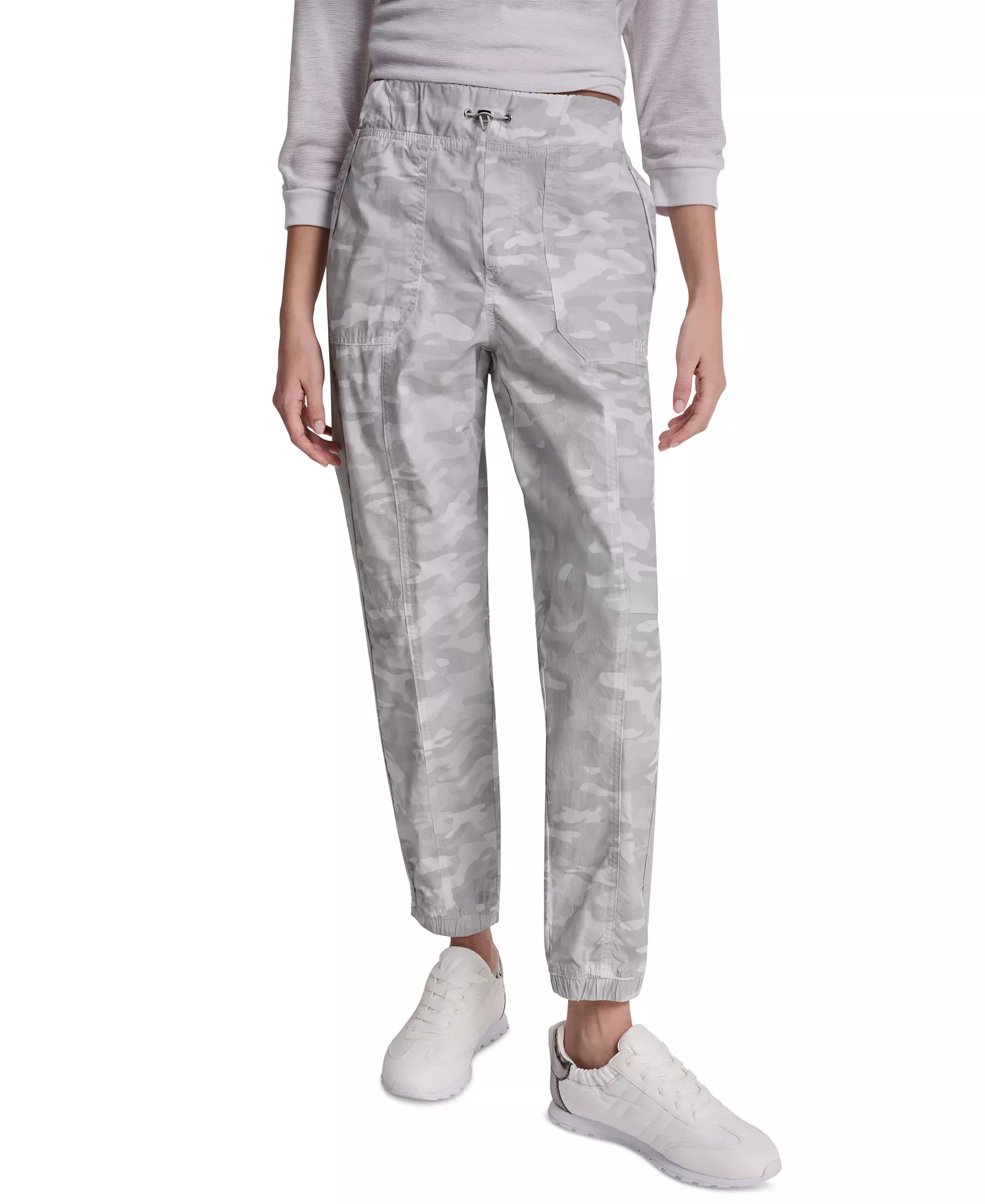 mni-5bc81c19806eb893002a75d6d88dcf04 Women's High-Rise Cotton Poplin Bungee Joggers — изображение 5