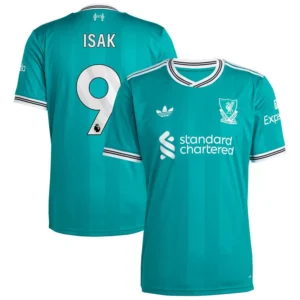 Men's Alexander Isak Green Liverpool 2025/26 Third Replica Player Jersey
