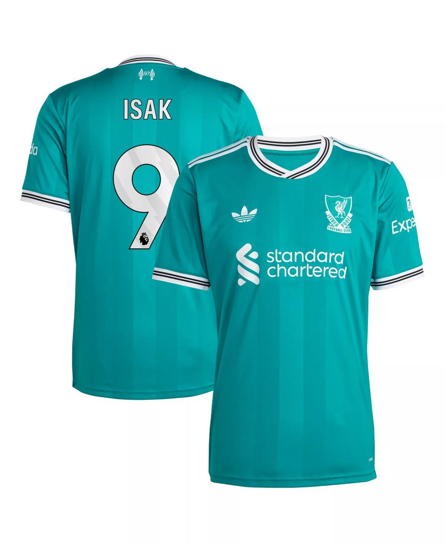 mni-5c8ff751cd599dab5932941f9dbe2615 Men's Alexander Isak Green Liverpool 2025/26 Third Replica Player Jersey