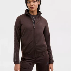 Women's Three Stripes Leopard Print Track Jacket