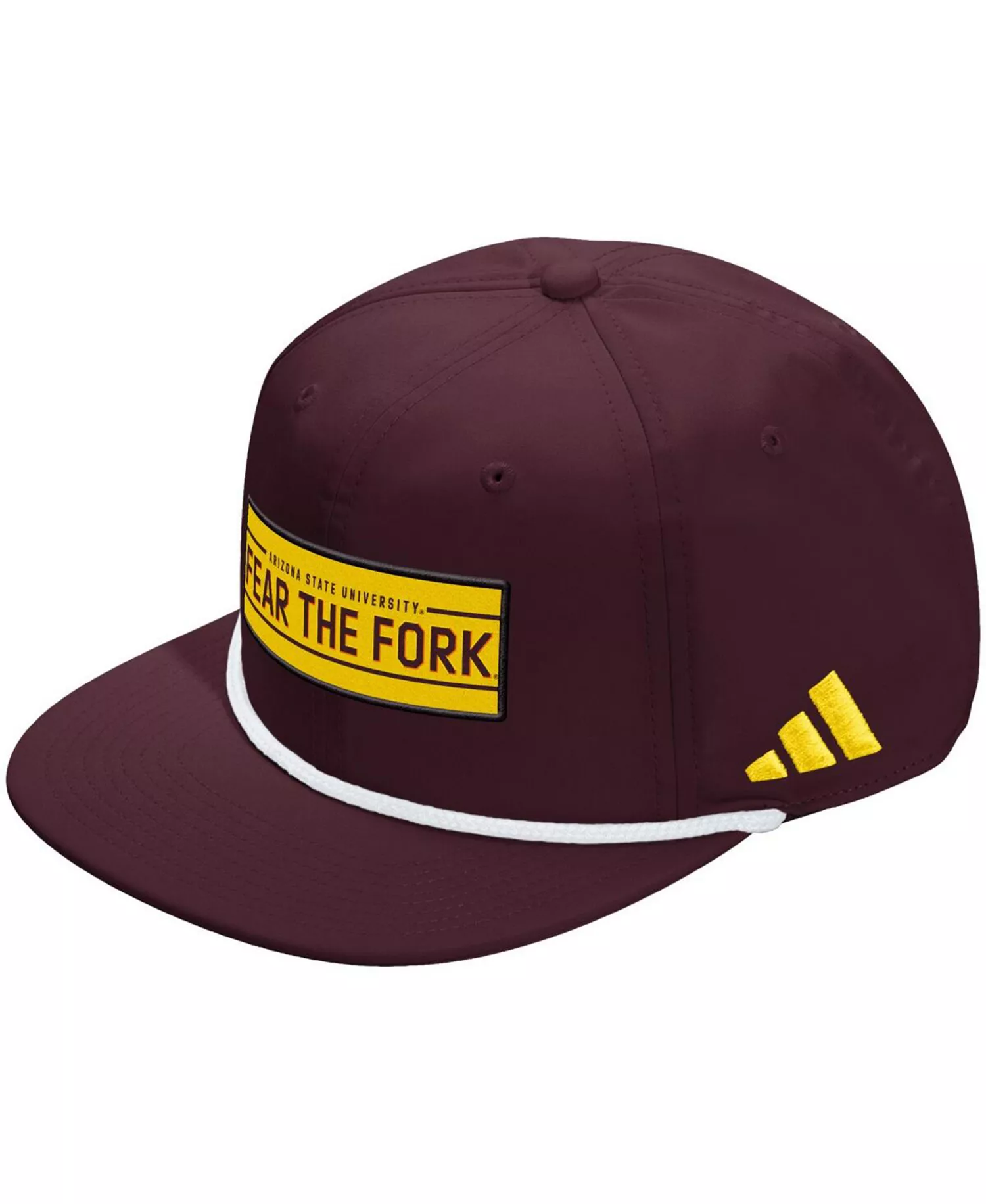 mni-5e0b350df8431c9f64a7ffaf92f341f8 Men's and Women's Maroon Arizona State Sun Devils Locker Room Rope Adjustable Hat