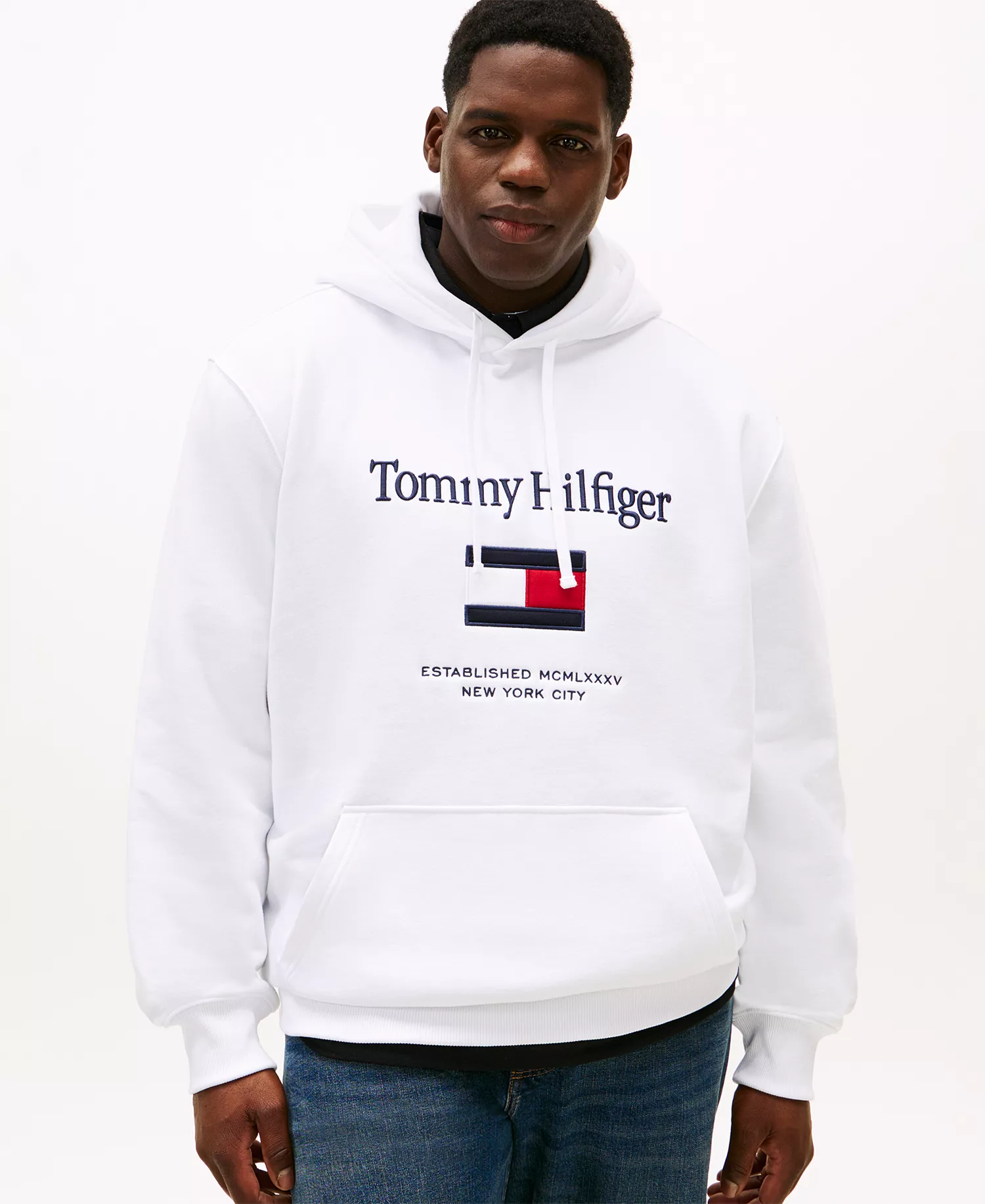mni-5e2c7f3f4e22b9abfaab9a27086da770 Men's Big & Tall Embroidered Flag Hooded Sweatshirt — изображение 3