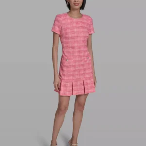 Women's Short-Sleeve Short Dress