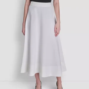 Women's Textured Maxi Skirt
