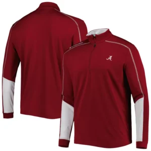 Men's Crimson Alabama Crimson Tide Shotgun 2.0 Omni-Wick Quarter-Zip Jacket