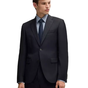 BOSS by Men's Virgin-Wool Serge Suit Jacket