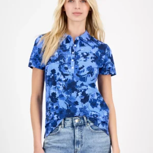 Nautica Women's Festival Floral Polo Shirt