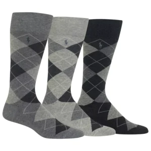 Men's 3-Pack Argyle Dress Socks