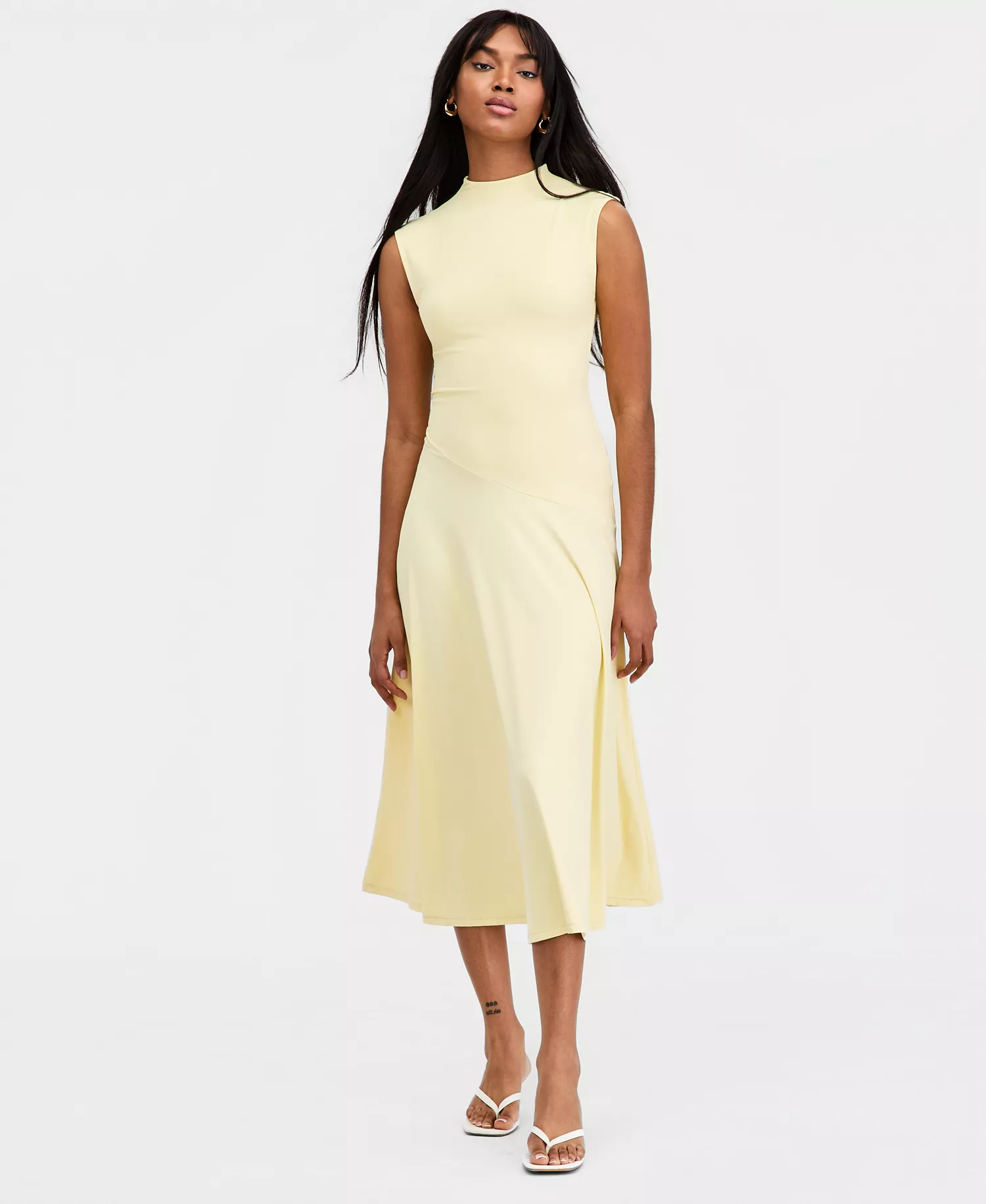 mni-62d3bcd47324a9bb2151420f91c6e3c1 Women's High-Neck Sleeveless Dress, Macy's Exclusive — изображение 3