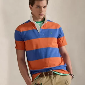 Men's Short-Sleeve Rugby Polo Shirt