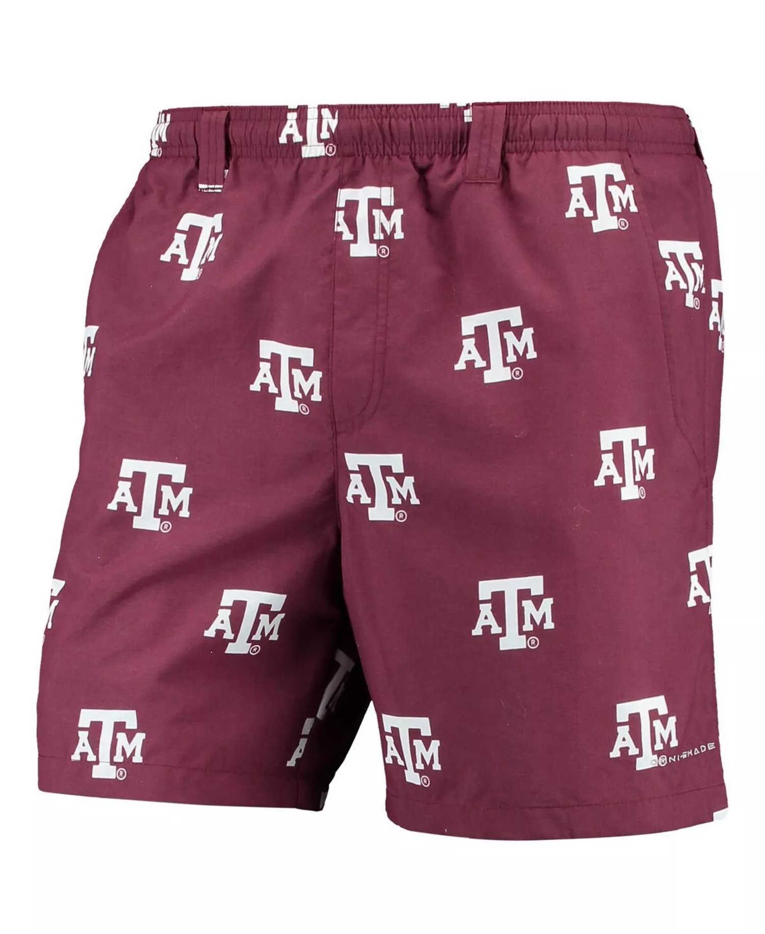 mni-6428a87af8a548f9646c08dbb54b1241 Men's Maroon Texas A&M Aggies PFG Backcast II Omni-Shade Hybrid Shorts