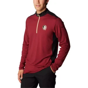 Men's Garnet Florida State Seminoles Tech Trail Omni-Shade Quarter-Zip Top