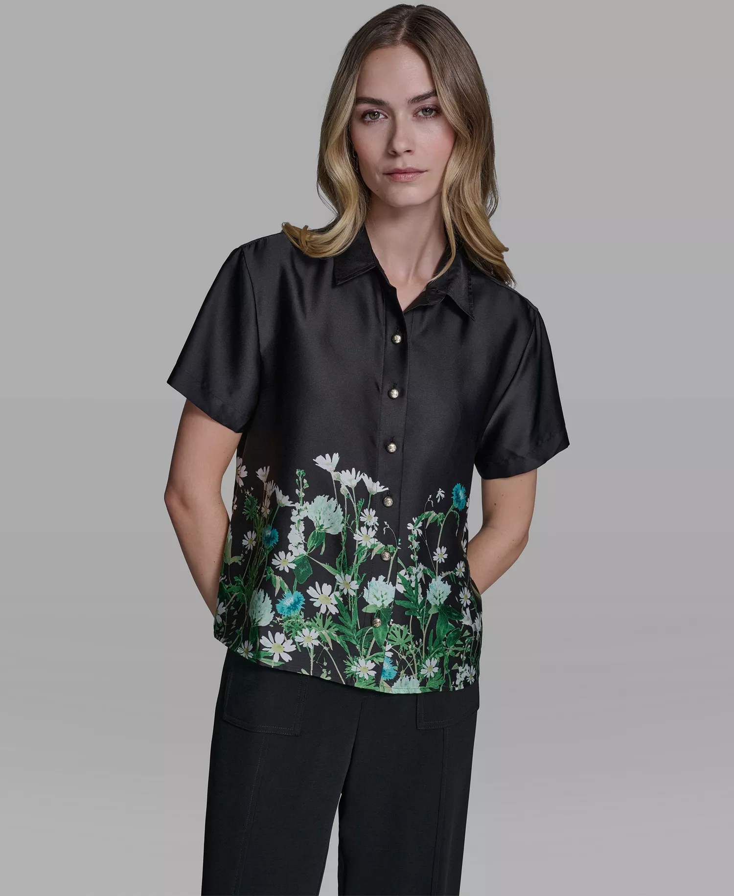 mni-666a25dc8faf9db9071c82505fcab6fd Women's Printed Floral Camp Shirt