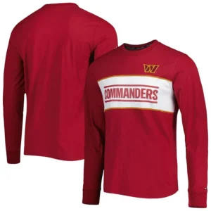 Men's Burgundy Washington Commanders Peter Team Long Sleeve T-shirt