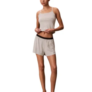 Women's Striped Pattern Sleep Shorts