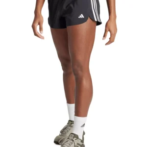 Women's Pacer Training 3-Stripes Woven High-Rise Shorts