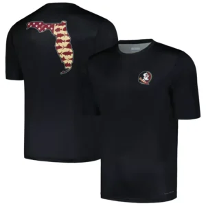 Men's Black Florida State Seminoles Terminal Tackle State Omni-Shade T-shirt