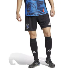 Men's Black San Jose Earthquakes Home 2025 Headliner Authentic Shorts