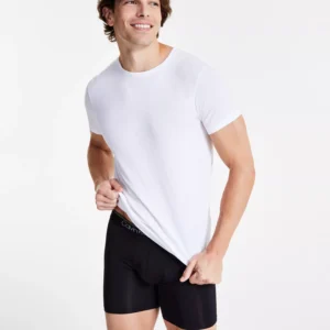 Men's 5-Pack Cotton Classics Crewneck T-Shirts & 3-Pack Stretch Boxer Briefs