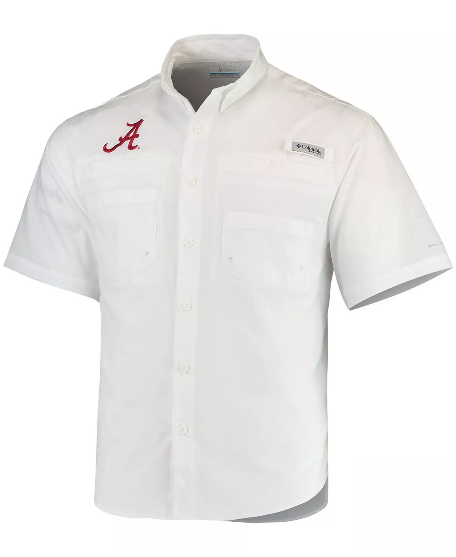 mni-6bd53b00c82223c92e94462a84b676f6 Men's White Alabama Crimson Tide Tamiami Shirt