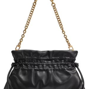 Southold Leather Clutch with Chain Strap