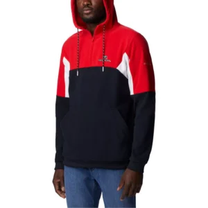 Men's Black Georgia Bulldogs Lodge Quarter-Zip Hoodie