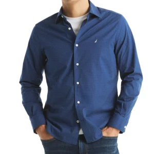 Men's Long-Sleeve Printed Shirt