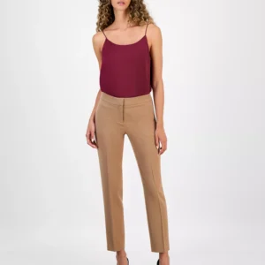 Women's Bi-Stretch Straight-Leg Dress Pants, Created for Macy's