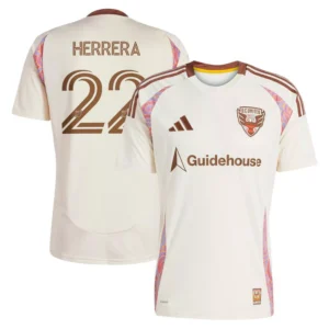 Men's Aaron Herrera Natural D.C. United 2025 The Soul Kit Replica Player Jersey