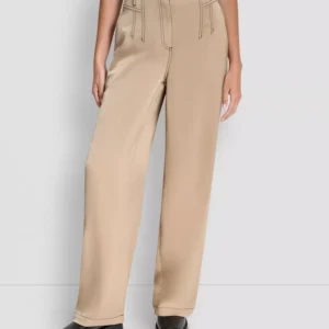 Women's Top Stitch Glazed Dressing Trousers