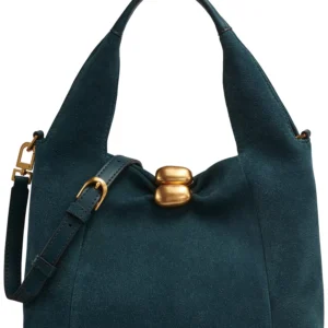 Organza Suede Crossbody Bag