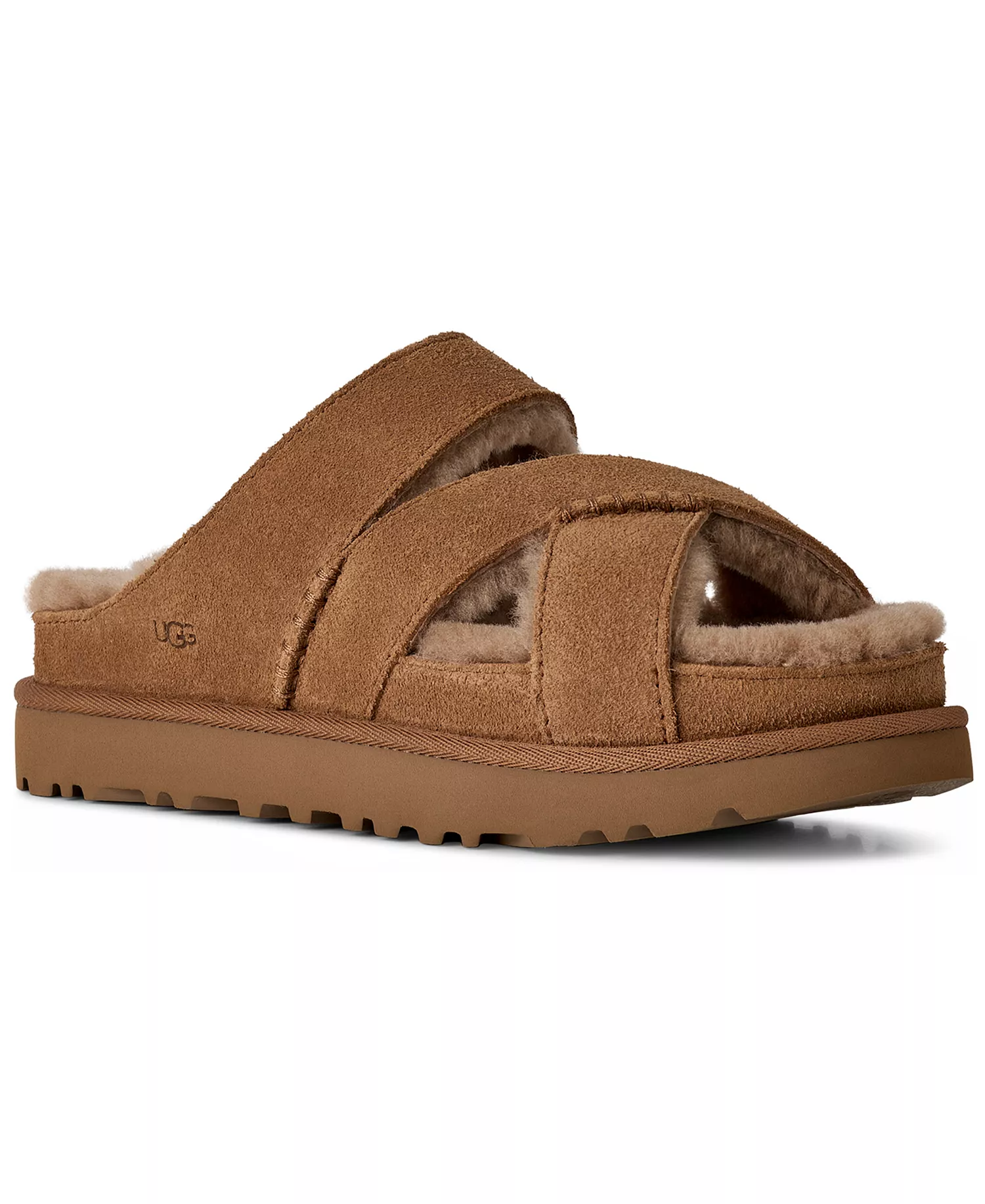 mni-71d9aee1dcf3c7c2524f89a67d8909fb Women's Greenport Cross Strap Open Toe Slide Sandals — изображение 3