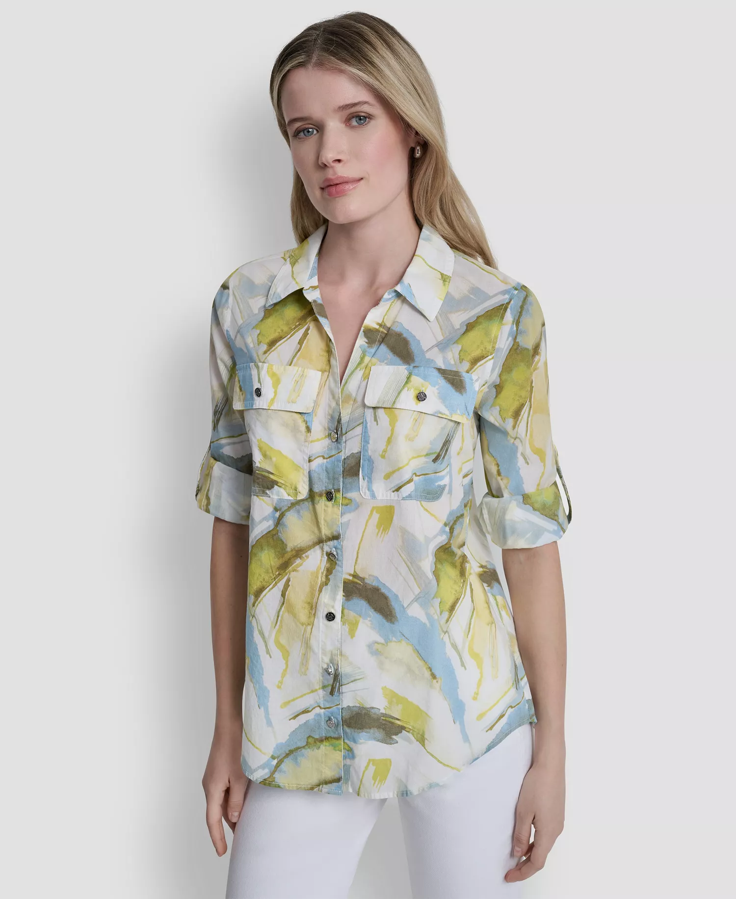 mni-721865bcc553fe4e735a6d84a3626a01 Women's Printed Long-Sleeve Shirt — изображение 6