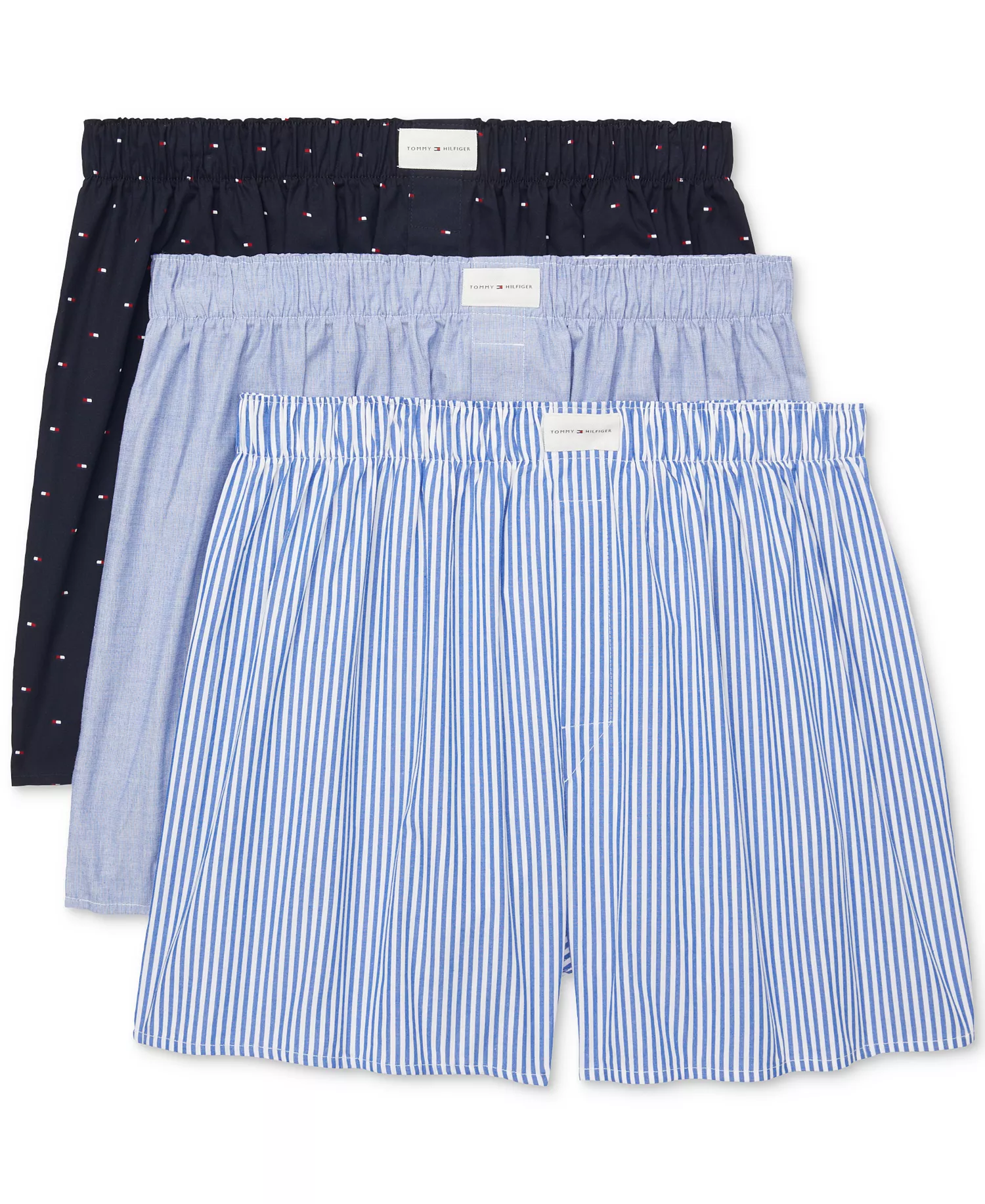 mni-7358623fee2543070c7deef0b9afcc64 Men's 3-Pack Classic Printed Cotton Poplin Boxers — изображение 5