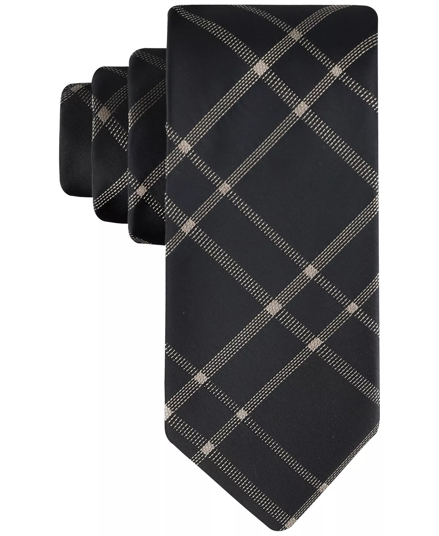 mni-743696ce477a23a22898c423433c4106 Men's Stitch Plaid Tie