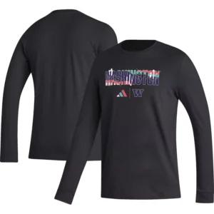Men's Black Washington Huskies Honoring Black Excellence Long Sleeve T-shirt