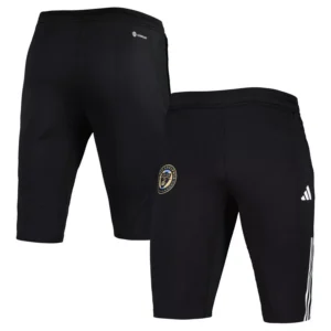 Men's Black Philadelphia Union 2023 On-Field Training AEROREADY Half Pants