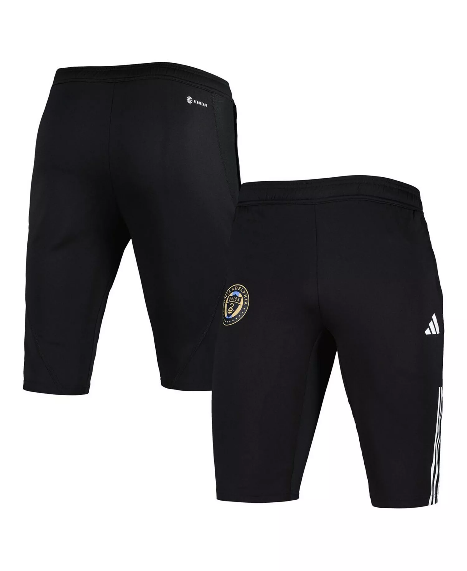 mni-7623e3cd11f01a5550142bc177d4ffef Men's Black Philadelphia Union 2023 On-Field Training AEROREADY Half Pants