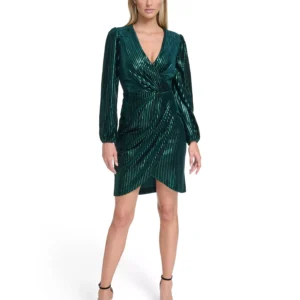 Women's Sequin Detail Shift Dress