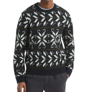Men's Fair Isle Print Sweater