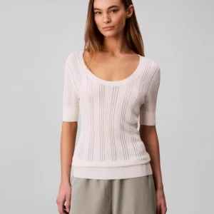 Women's Gauge Short-Sleeve Sweater