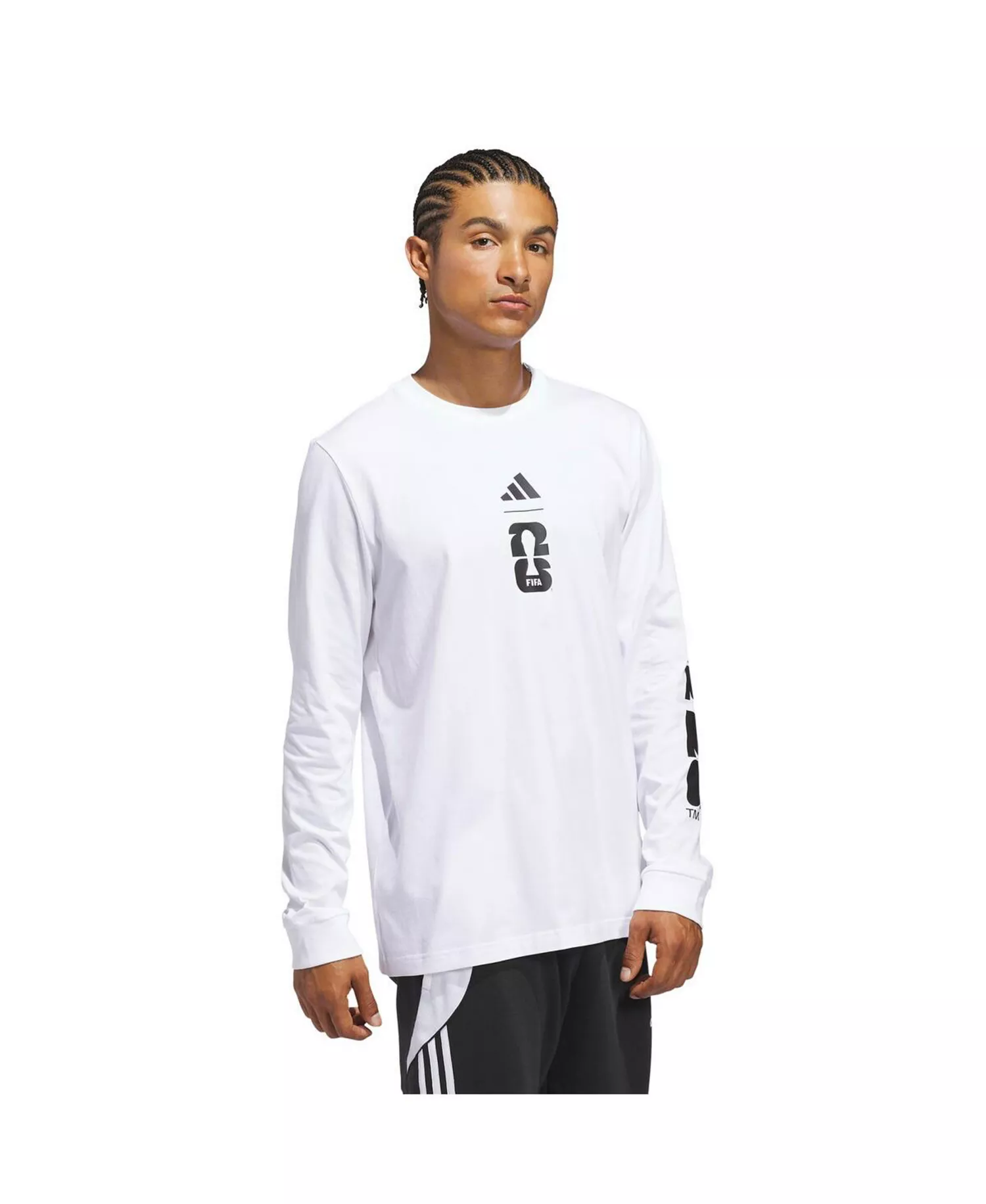 mni-77f93b3e3ea7b8f50947773e2701371d Men's White 2026 FIFA World Cup Graphic Long Sleeve T-Shirt