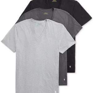 Men's 3-Pack Slim-Fit Stretch V-Neck Undershirts