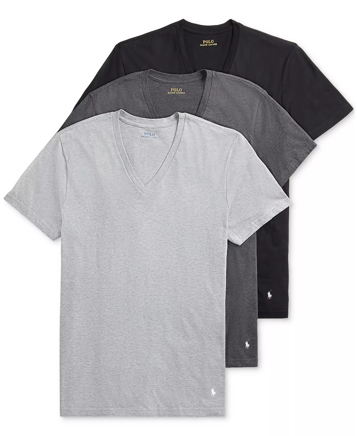 mni-780db7d9a78674fadf6c0312f561b6da Men's 3-Pack Slim-Fit Stretch V-Neck Undershirts