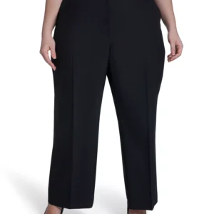 Plus Size Stripe Wide-Leg Pants