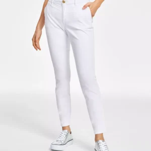 Women's TH Flex Hampton Cuffed Chino Straight-Leg Pants, Created for Macy's