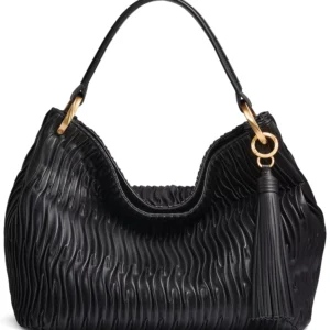 Glenwood Pleated Large Shoulder Handbag