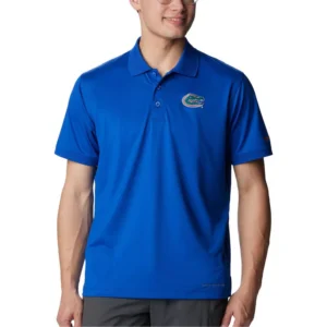 Men's Royal Florida Gators PFG Tamiami Omni-Shade Polo