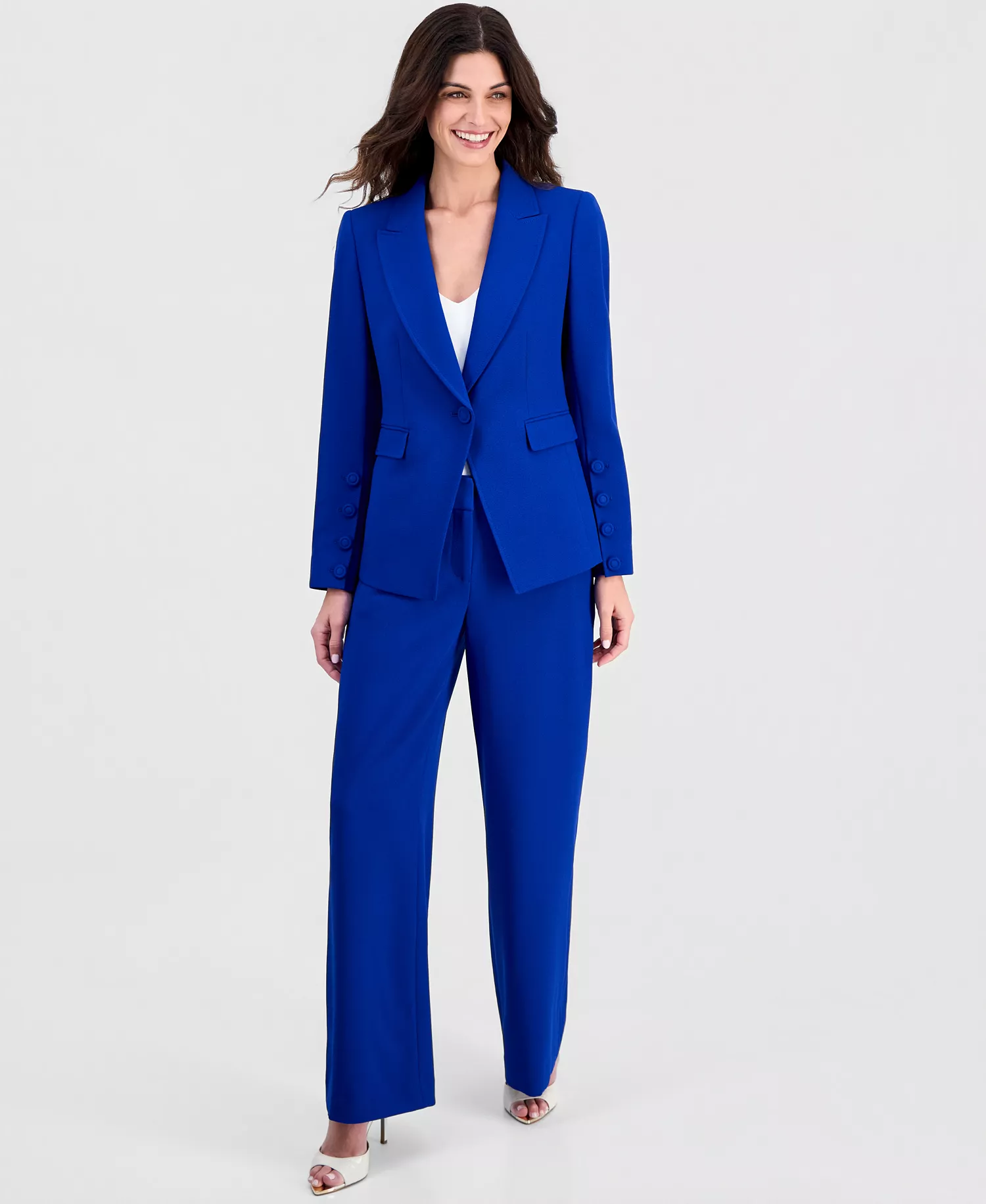 mni-7949921e327d350d33cd2ab71988657e Women's One-Button Peak-Lapel Blazer — изображение 5